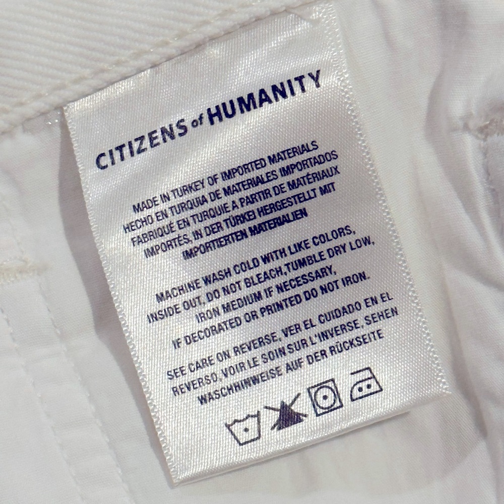 Citizens of Humanity Emery High Rise Relaxed Crop Jeans Moonstone NWT NEW 30 - Picture 10 of 12